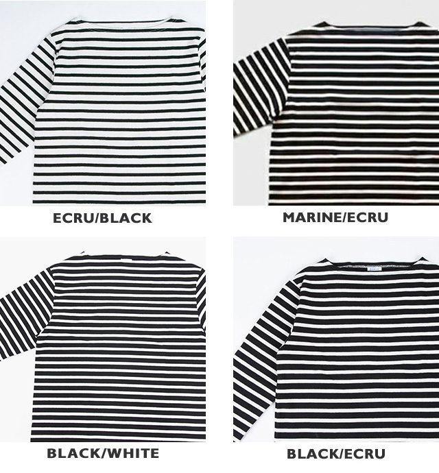 ぶう　オーシバル　オレンジと白のボーダーバスク長袖Tシャツ 新品未使用 ORCIVAL オーシバル オーチバル フレンチ バスクシャツ ボーダー