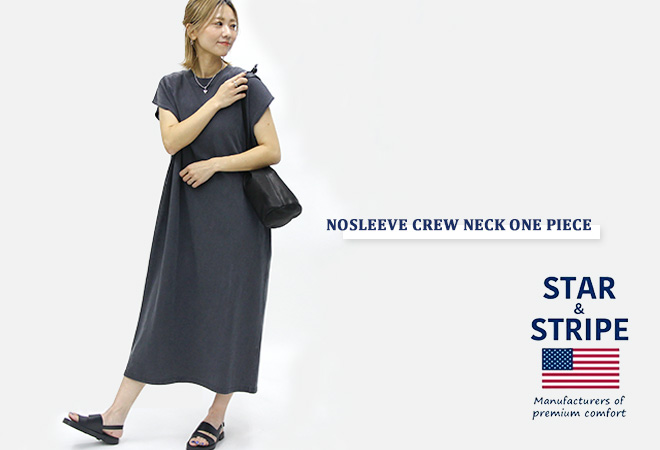 スターアンドストライプ/STAR&STRIPE ノースリーブクルーネック