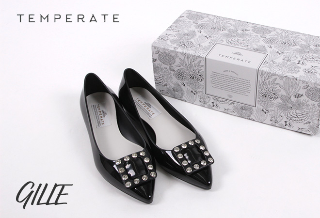50%OFF テンパレイト/TEMPERATE ジル ポインテッドトゥ バレエシューズ