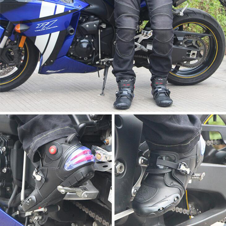 バイク用ブーツ ライディングシューズ ショートブーツ
