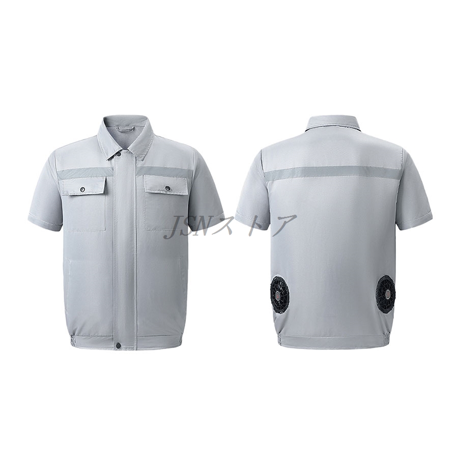 空調作業服 10000mAh/20000mAh 大容量バッテリー付き 作業服 ファン