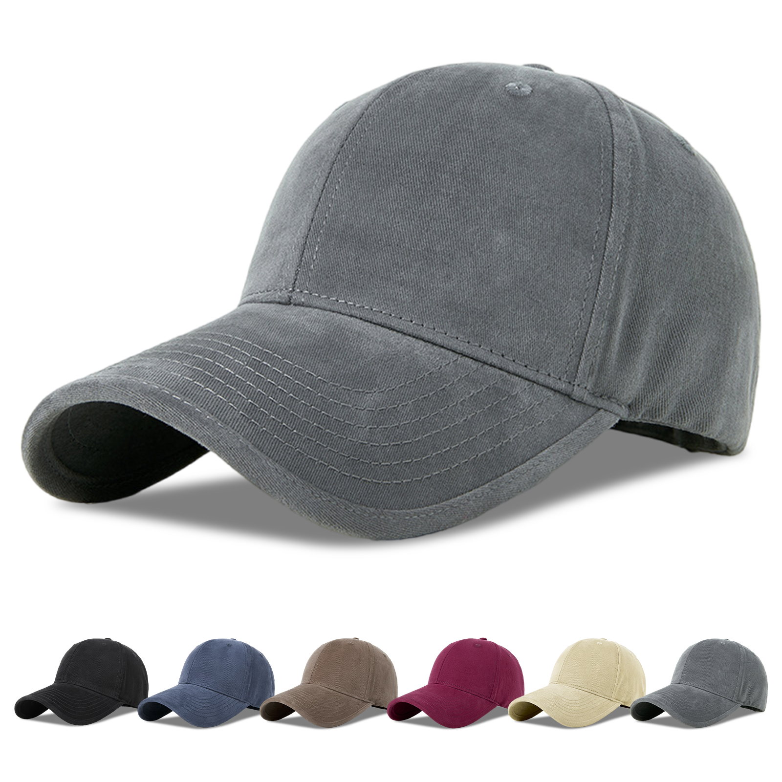 キャップ メンズ 深め 大きいサイズ 特大60~65cm 調節可 無地 帽子 二重型崩れにくい 軽量 UVカット 日除け スポーツ テニス ゴルフ アウトドア 登山 釣り |  | 04