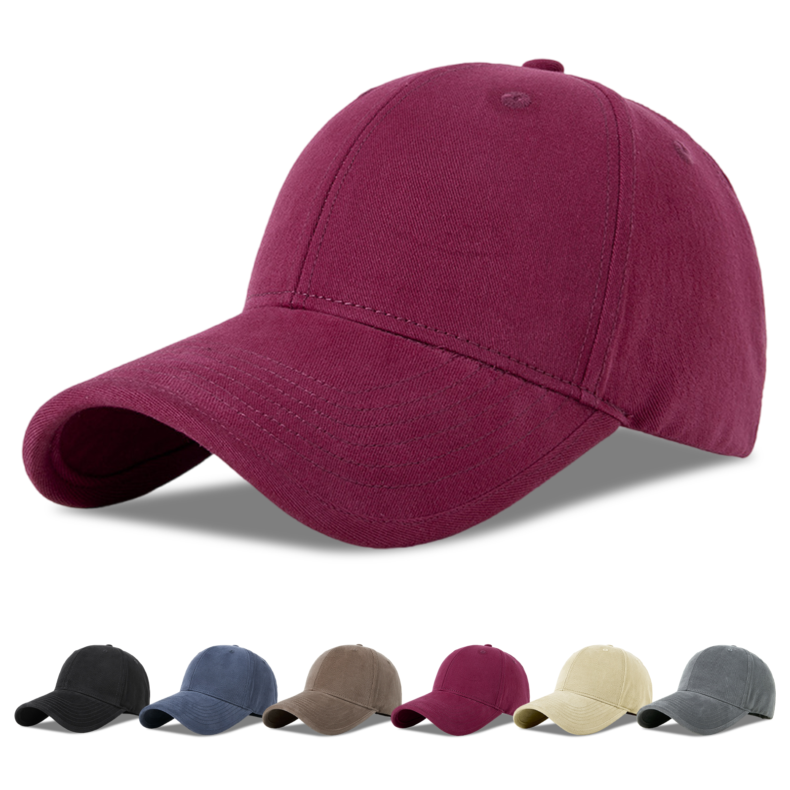 キャップ メンズ 深め 大きいサイズ 特大60~65cm 調節可 無地 帽子 二重型崩れにくい 軽量 UVカット 日除け スポーツ テニス ゴルフ アウトドア 登山 釣り |  | 06