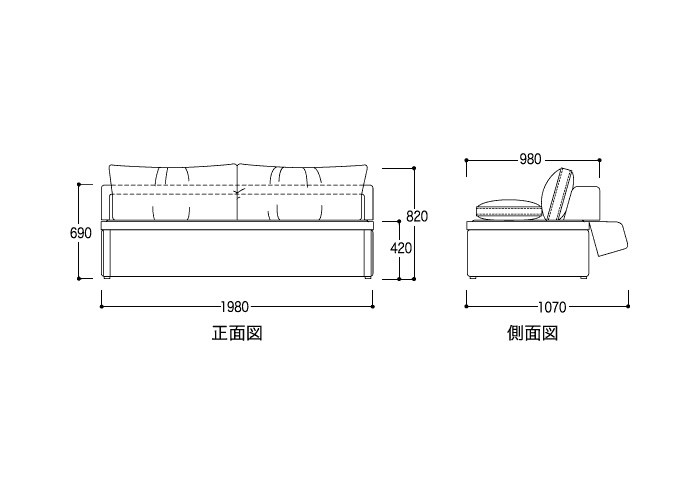 送料無料] 日本製国産ソファーベッド ザクラ 座蔵（ワンロック式） : J