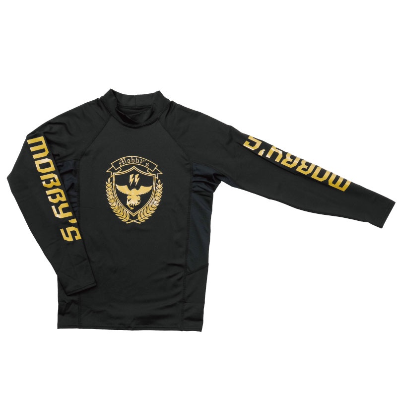 MOBBY'S 長袖ラッシュガード 男性 UVガード UVケア ジェットスキー 黒/白 M/L/XL/XXL OA-3600 | MObby's | 01