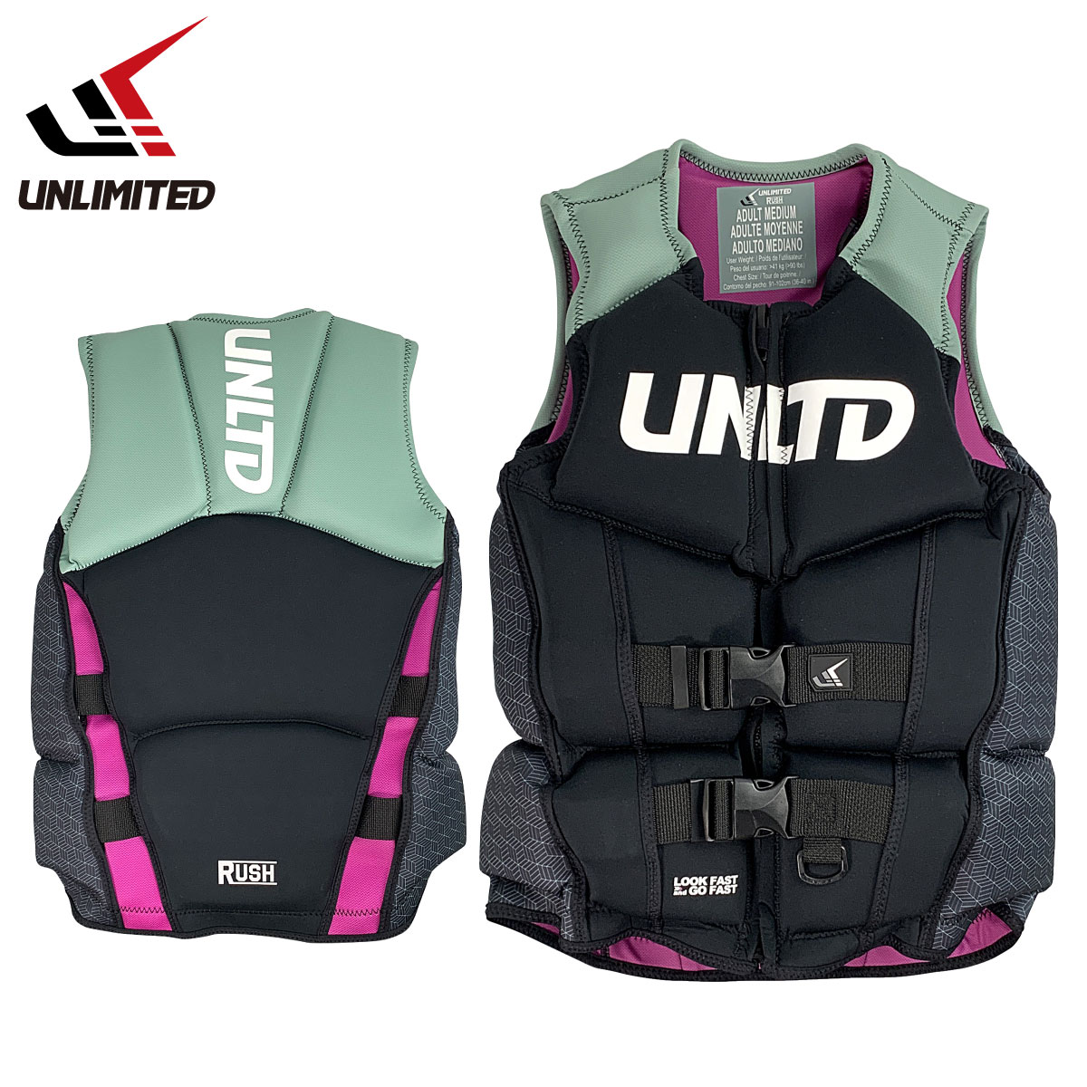 UNLIMITED アンリミテッド ライフジャケット 大人用 メンズ ジェットスキー ネオベスト 小型特殊 UV0501 | UNLIMITED | 25