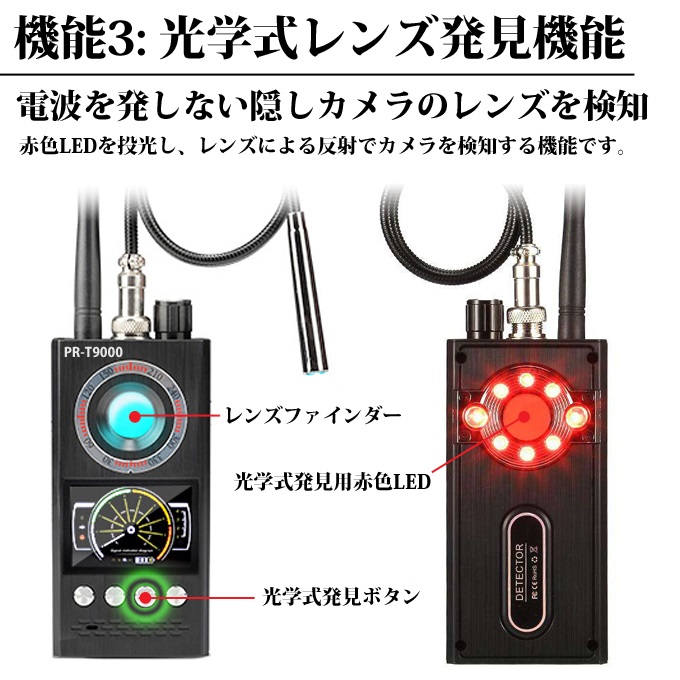 ハンターアイ（HUNTER EYE） ARK-PR-T9000 盗聴器・盗撮カメラ・GPS