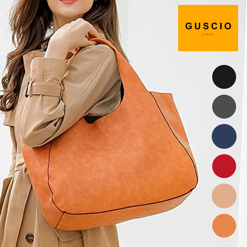 GUSCIO レディーストートバッグ（バッグ、小物素材：本革、レザー）の