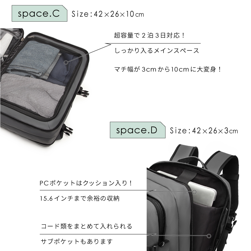 ビジネスリュック 2WAY 28L 大容量 A4 15.6インチPC対応 キャリーオン メンズ 撥水 出張 ビジネス パソコンリュック おしゃれ  50代 40代 30代 20代 198035 : 19-8035 : GUSCIO ITALY - 通販 - Yahoo!ショッピング