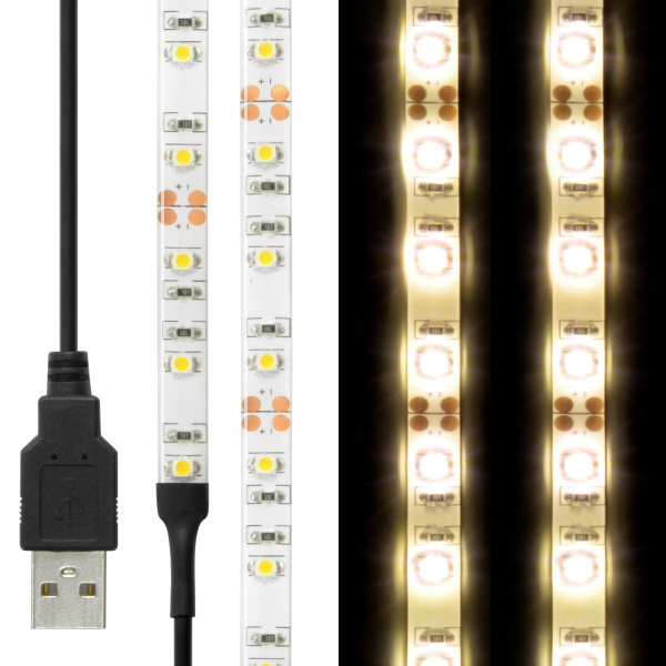 LED テープ ライト(送料無料)LEDテープライト 貼レルヤ USB（昼光色 6000K/電球色 3000K）2m 120灯 USB電源 シール式カット 長さ 調節 店舗用照明｜jttonline｜03