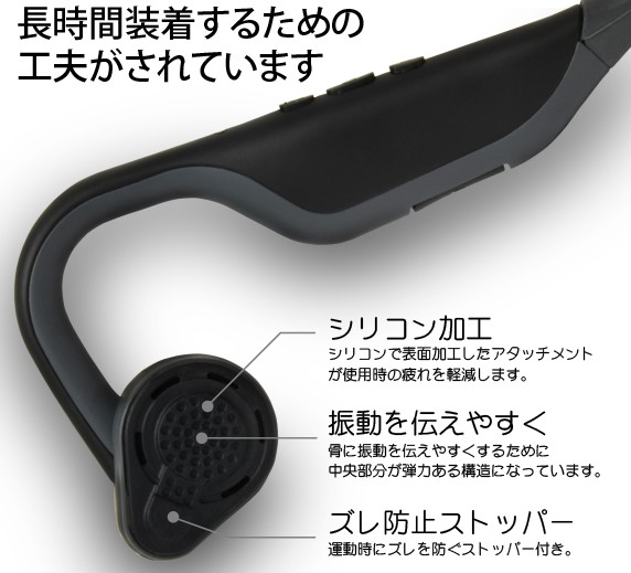 送料無料）ワイヤレス イヤホン 集音器 骨伝導 福耳ボーンヘッドフォン