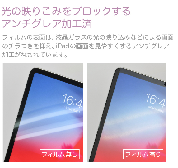 着脱自由な吸着式）ペーパーライク フィルム 脱着っつく iPad mini
