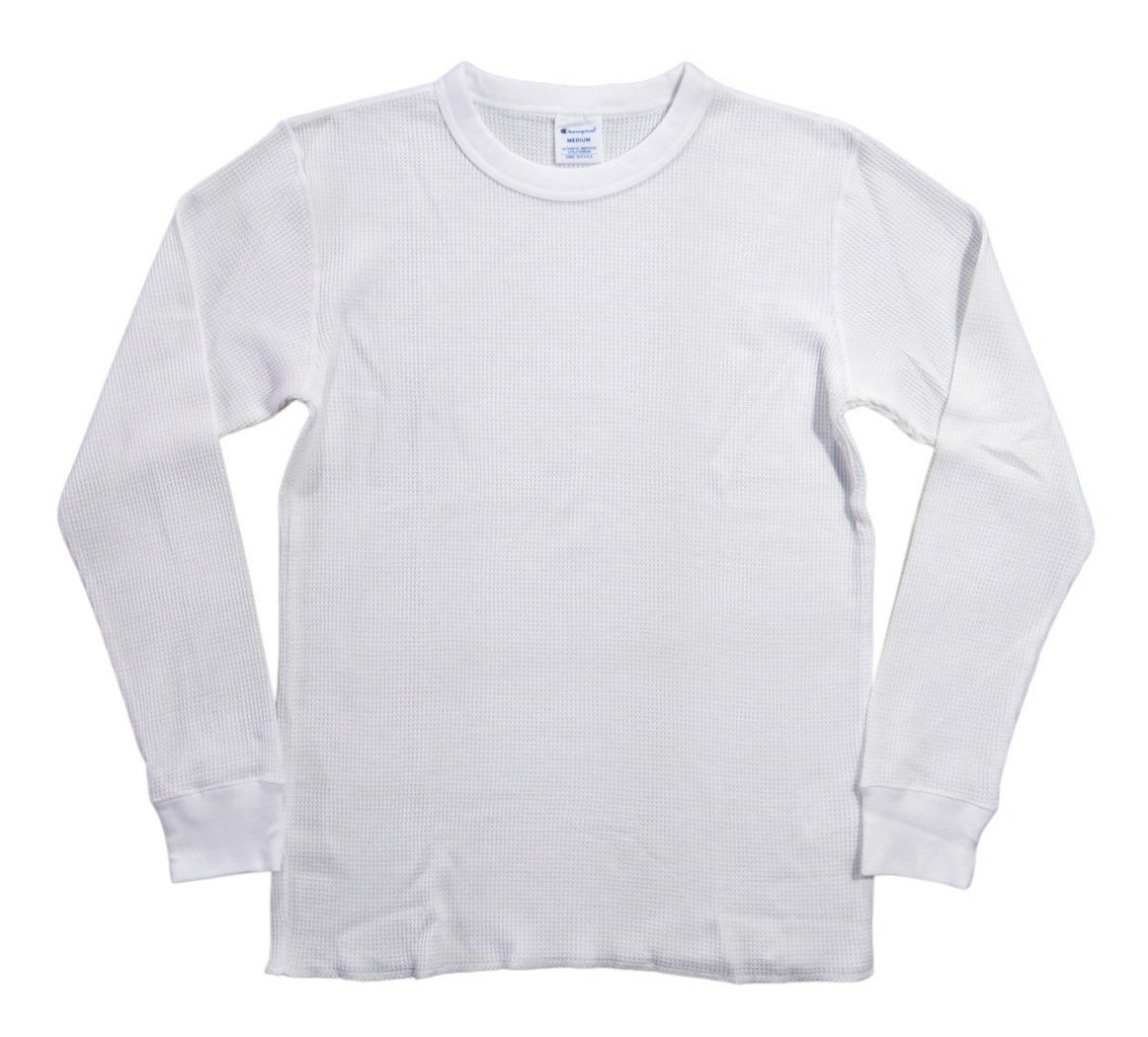 Champion（チャンピオン） USAコットン 無地 クルーネック サーマル