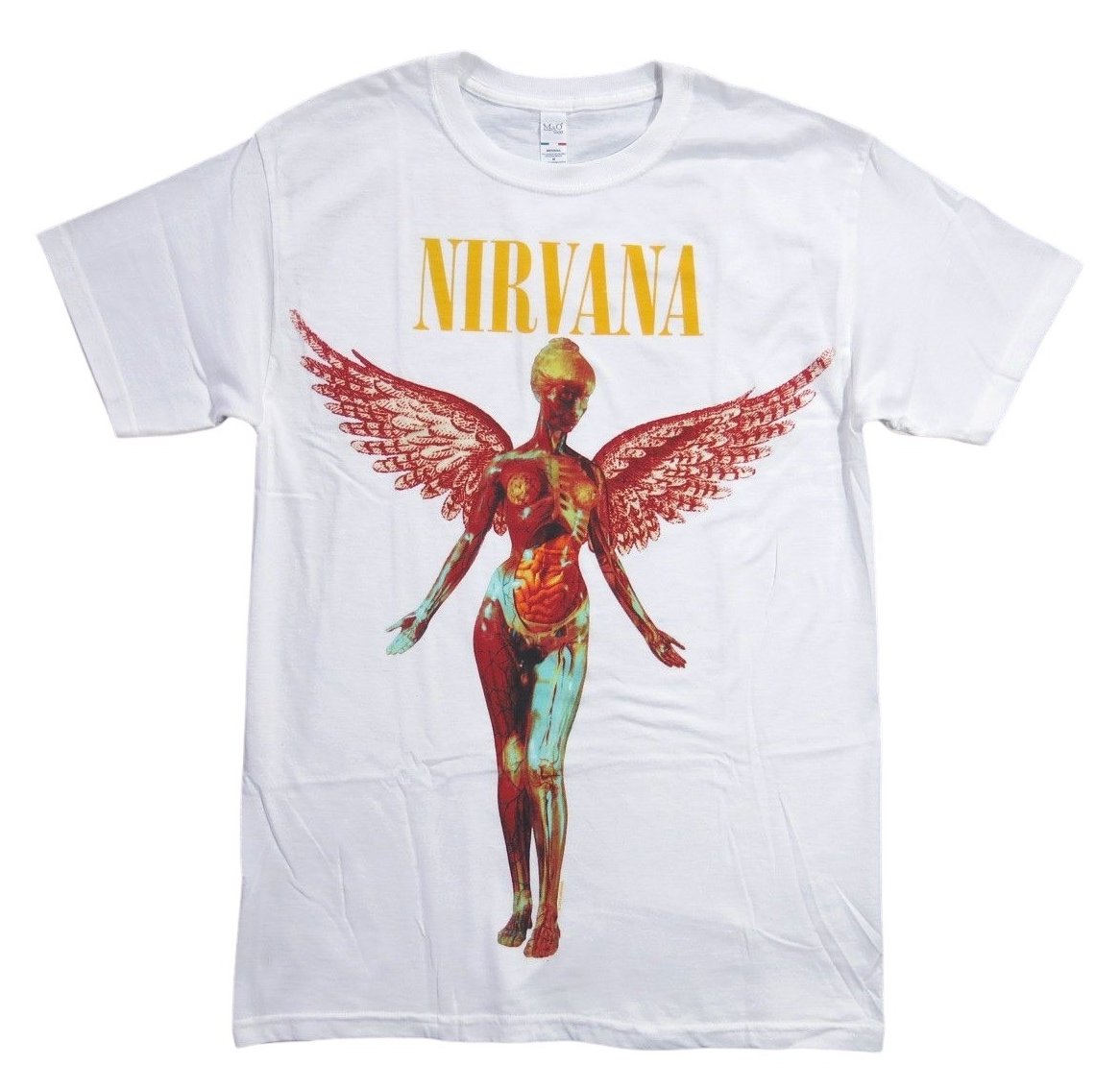Amazon | Nirvana T Shirt In Utero Angelic Band Logo 新しい