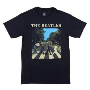 THE BEATLES ザ・ビートルズ ABBEY ROAD アビイ・ロード &amp; ロゴ 半袖 バンド...