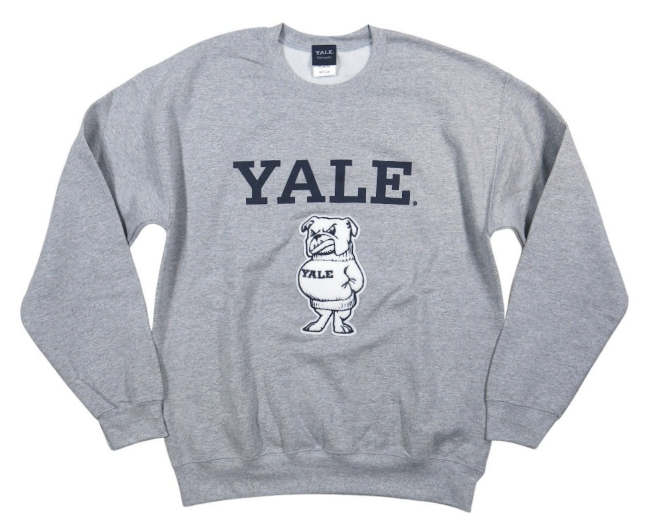 YALE イエール大学 カレッジプリント さがら刺繍 裏起毛 スウェットシャツ YALE-063