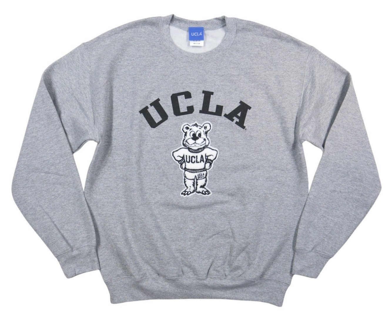 UCLA ユーシーエルエー カレッジプリント さがら刺繍 裏起毛 スウェットシャツ UCLA-0519｜jtwoshop｜02