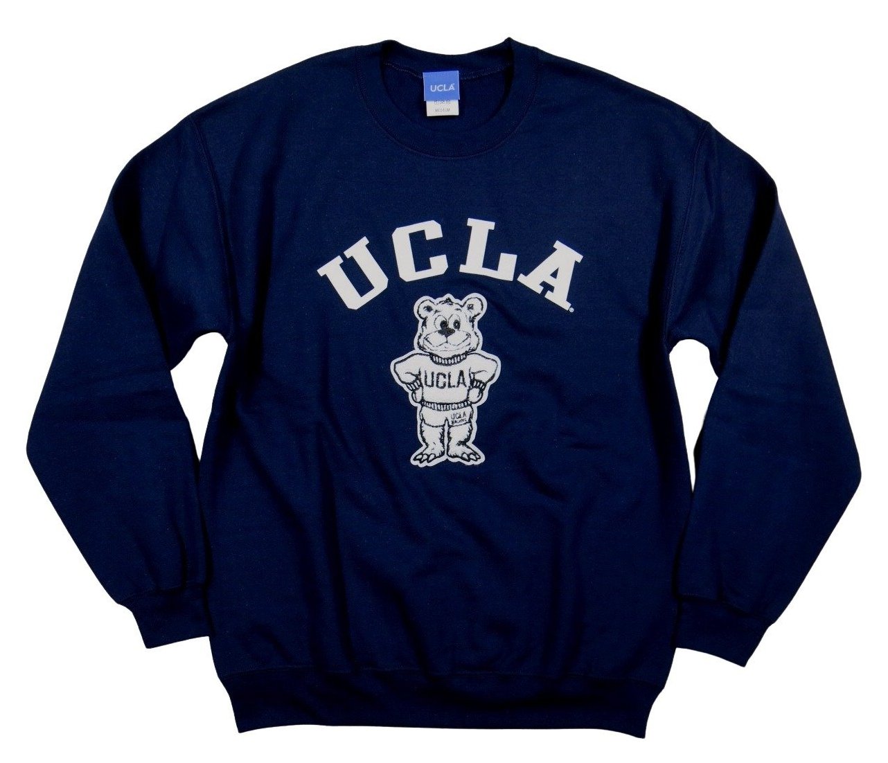 UCLA ユーシーエルエー カレッジプリント さがら刺繍 裏起毛 スウェットシャツ UCLA-0519｜jtwoshop｜03