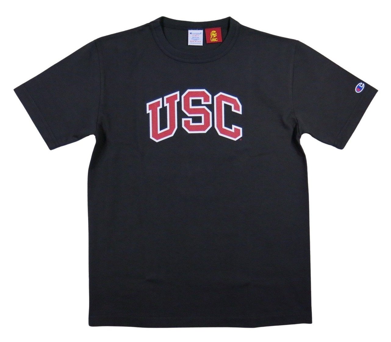新品未使用】USC Champion USC Tシャツ マルーン S Champion USCロゴ