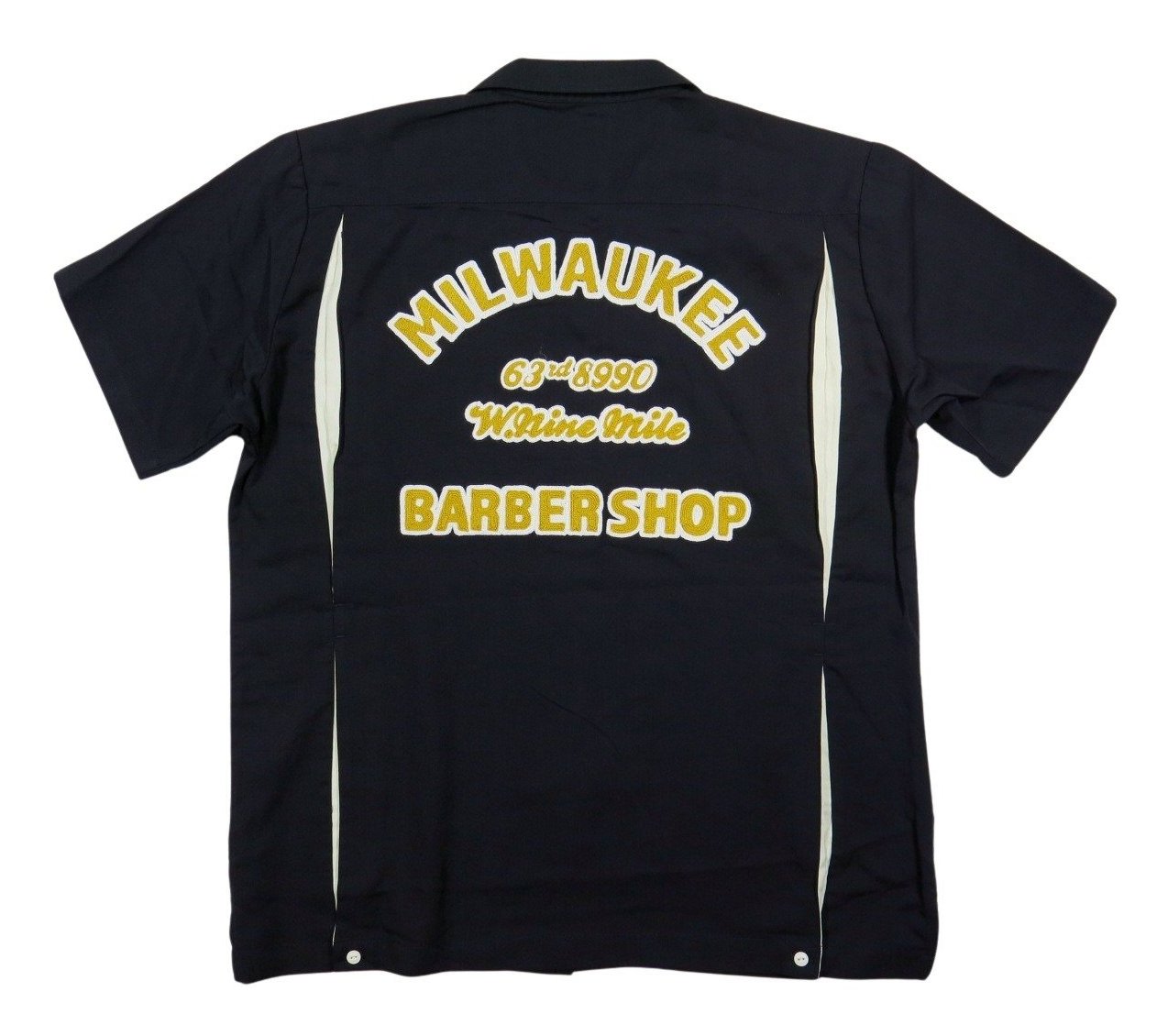 HOUSTON（ヒューストン） MILWAUKEE チェーン刺繍 レーヨン テンセル