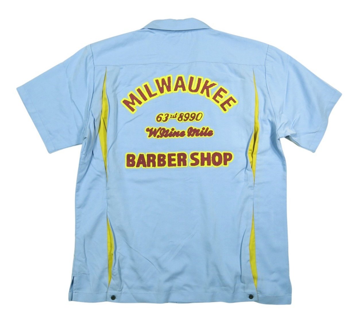 HOUSTON（ヒューストン） MILWAUKEE チェーン刺繍 レーヨン テンセル