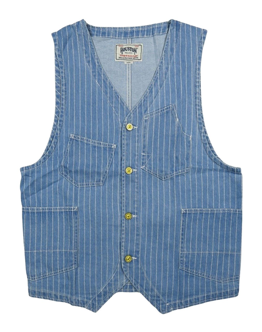 HOUSTON（ヒューストン） 12oz ウォバッシュストライプ デニム 30's