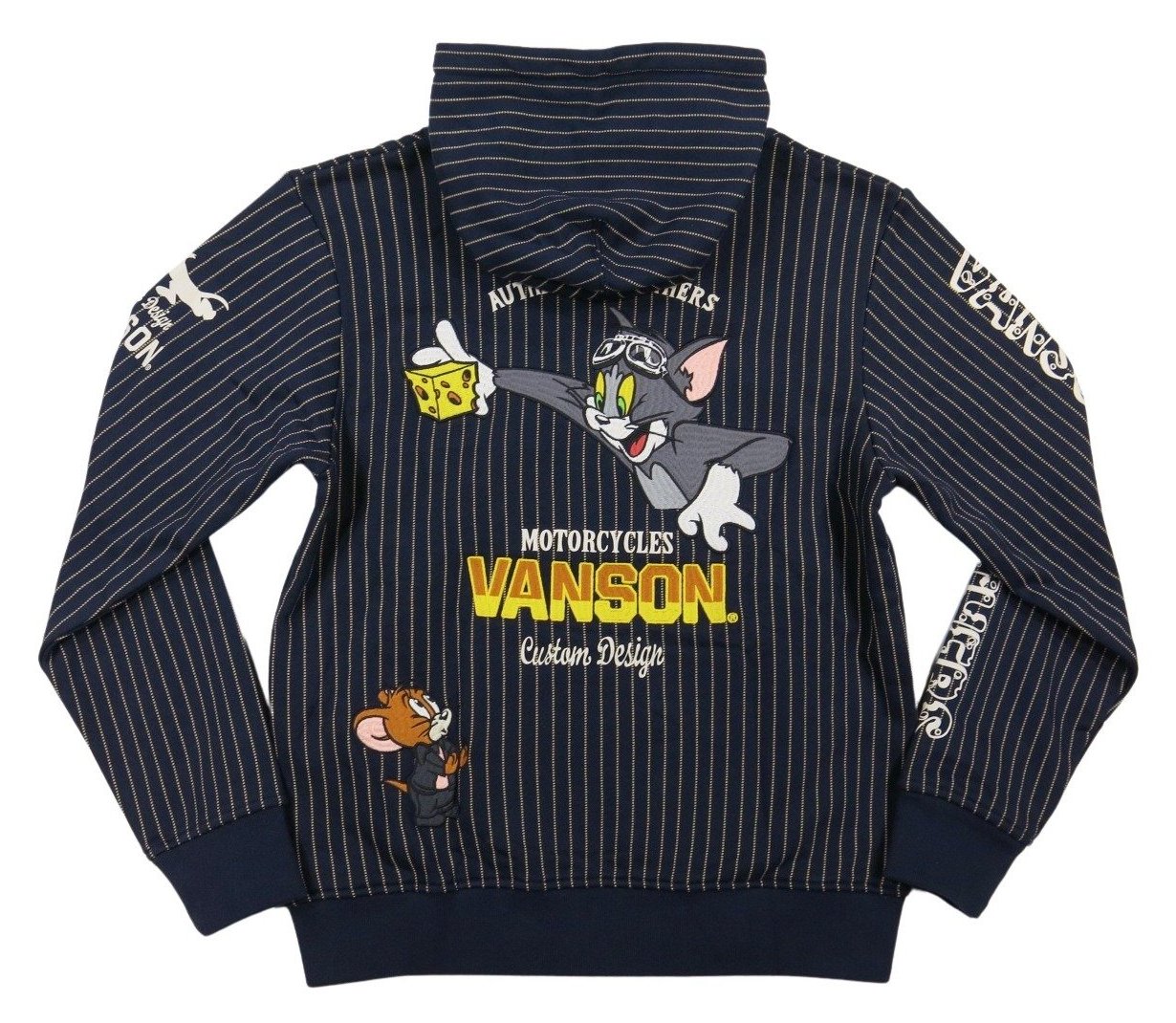 VANSON バンソン × TOM & JERRY トムとジェリー コラボ 刺繍 