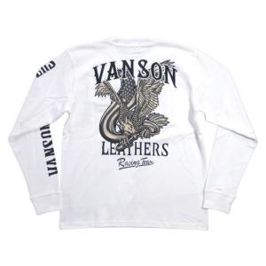 VANSON バンソン アメリカンイーグル刺繍 ロンT NVLT-2311