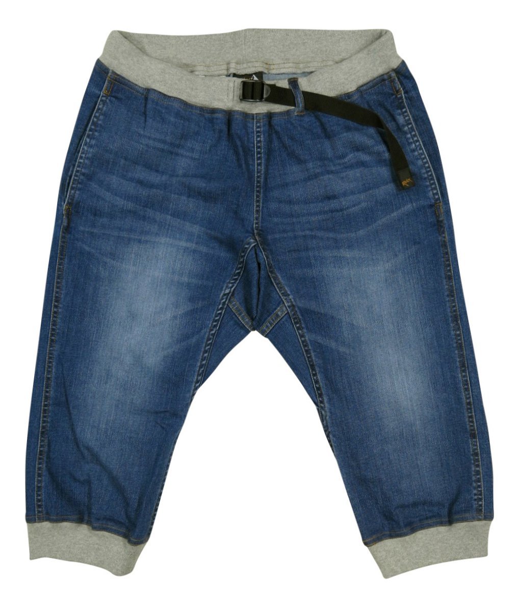 ROKX ロックス MG DENIM WOOD CROPS ストレッチデニム 七分丈