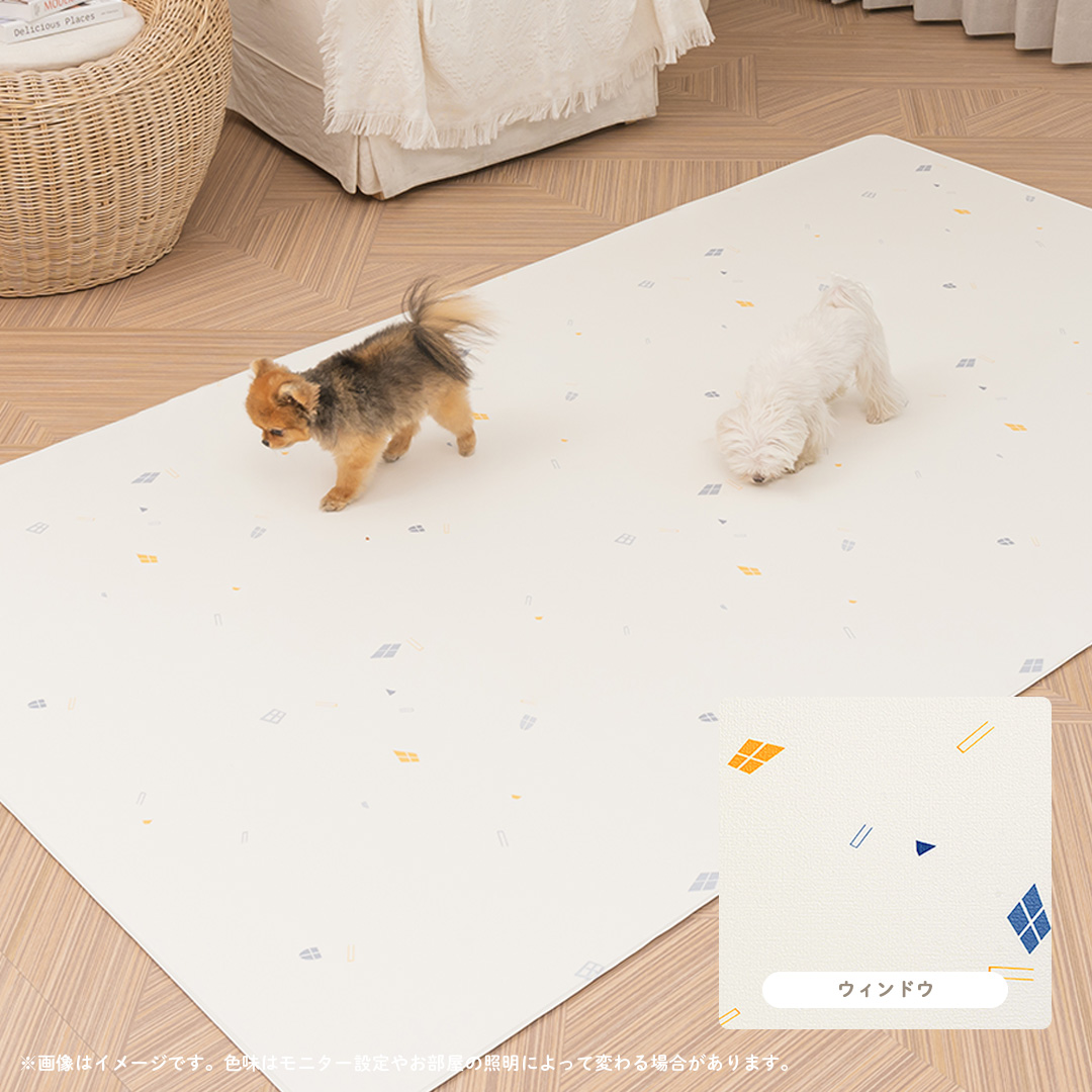 【140×420   フロアマット】ペット・子供
用　dfang　ペットプレイマット 4980円〜 ペットマット 防水 犬用カーペット 140 180 ペット マット