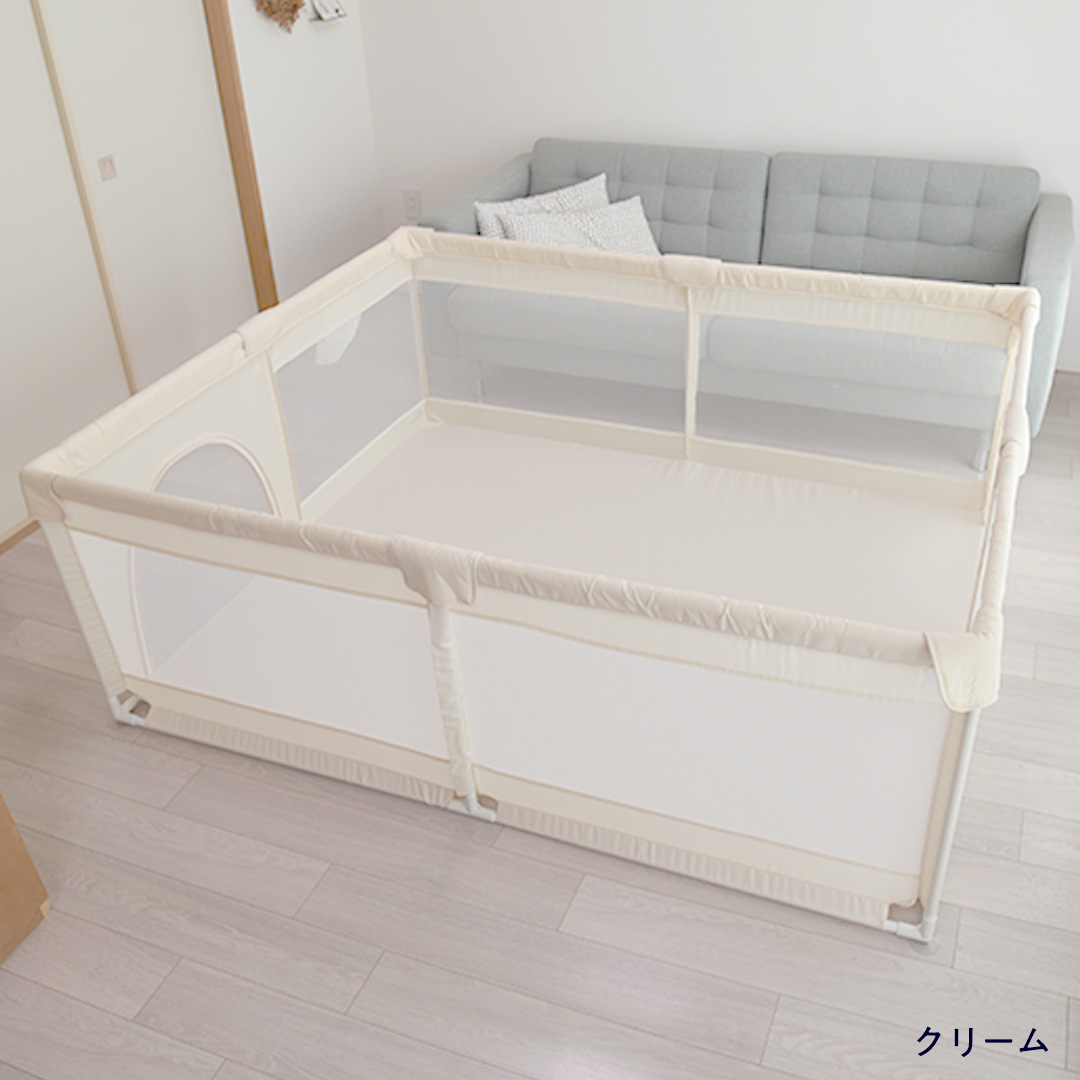 【ほぼ新品】popomi ベビーサークル 140×200 3WAYベビーサークル140×200cm popomi ポポミ ベビーサークル 3WAY