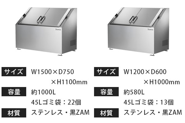 中型 ゴミ集積庫 「ゴミステーション DS01 580L 黒ZAM W1200 中型 ゴミ集積庫 「ゴミステーション DS01 580L 黒ZAM W1200