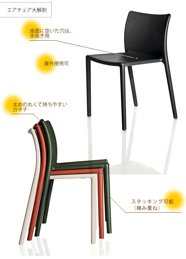 MAGIS スタッキングチェア「Magis（マジス） Air Chair