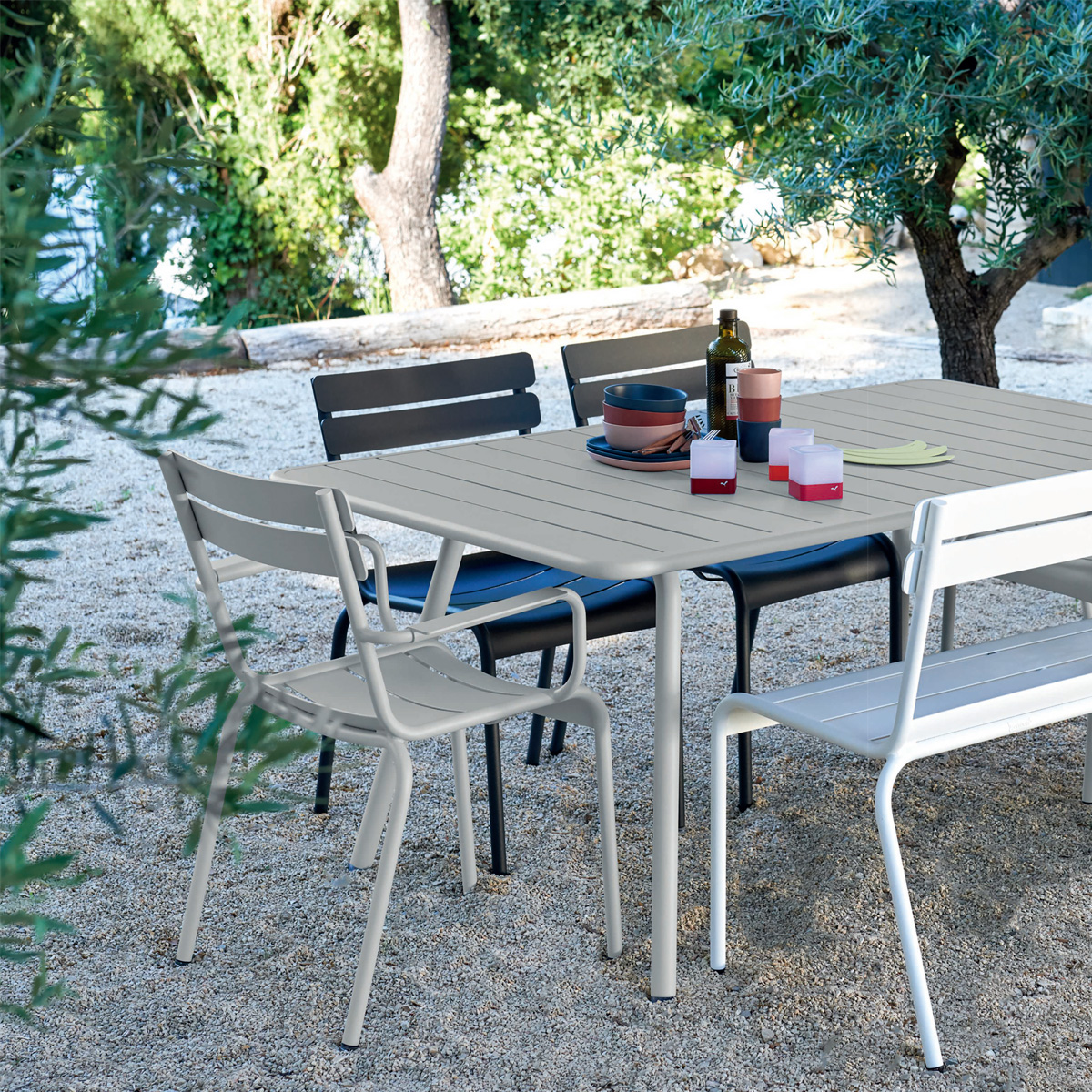 チェア イス 椅子 アルミ製 軽量 ガーデンチェア 「Fermob フェルモブ