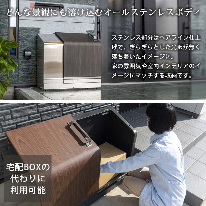 家庭用 ゴミ収納庫 「ゴミステーション ホームスライド02