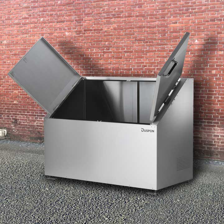 中型 ゴミ集積庫 「ゴミステーション DS02 1000L ステンレス W1500×D750×H1100mm」 ※送料無料対象外・法人宛配送限定 （SN）  :F9NKNNKN-002519:郵便ポスト・表札のJUICYGARDEN 通販 