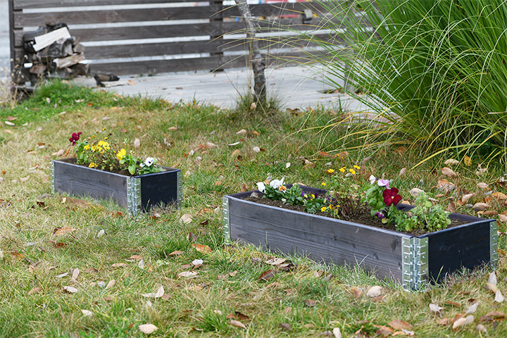 木製プランター ガーデニング 花壇 「a+ design ガーデンボックス800