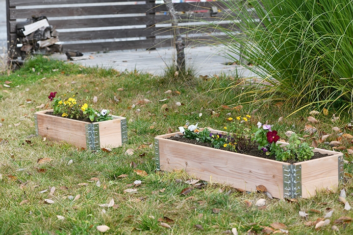 木製プランター ガーデニング 花壇 「a+ design ガーデンボックス1200