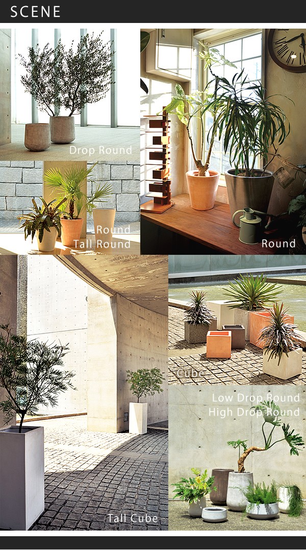 植木鉢 おしゃれ 大型 軽量「クレイポット(CLAYPOT) キューブ 植木鉢 おしゃれ 大型 軽量「クレイポット(CLAYPOT) キューブ