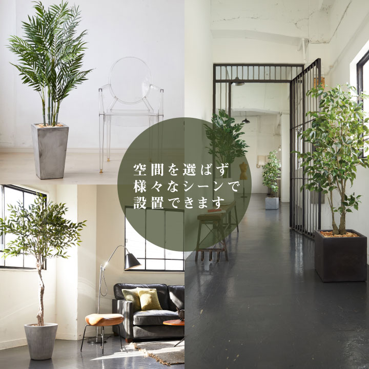 【決まりました】フェイクグリーン/高さ175cm フェイクグリーン鉢セット 大型「ウンベラータ×Tall Square w/g」高さ