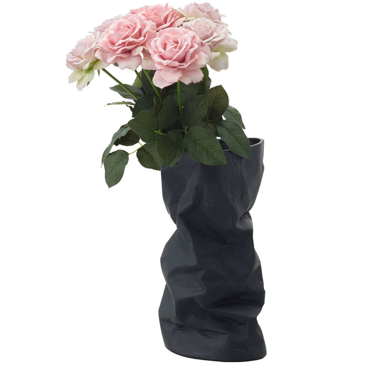 造花 花瓶 プレゼント 「 w/g Blooms フラワー×ベースセット Pink Rose
