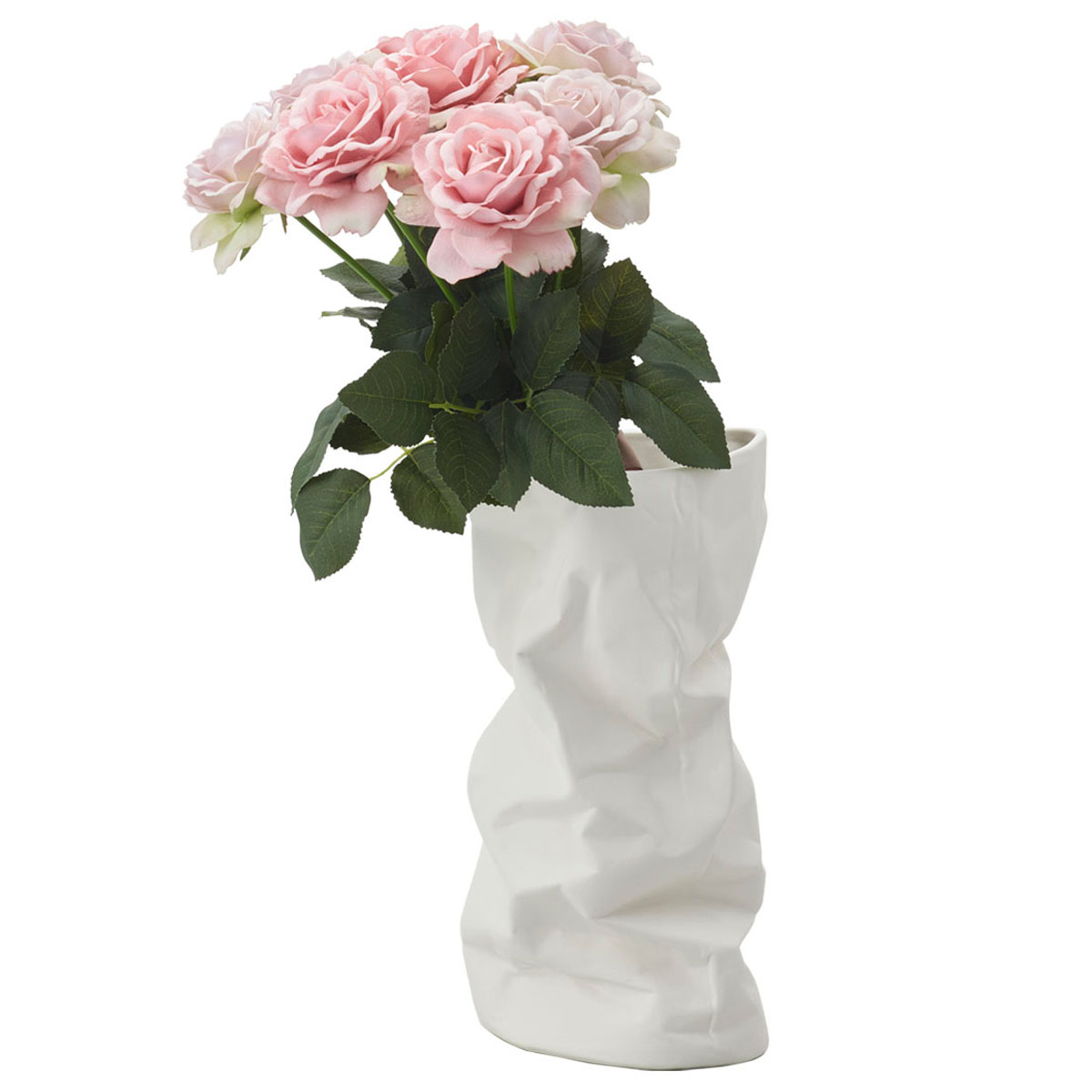 造花 花瓶 プレゼント 「 w/g Blooms フラワー×ベースセット Pink Rose