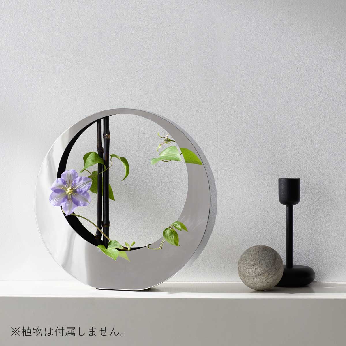 生け花 花器 おしゃれ 「 アレンジベース Stainless Arc（ステンレス