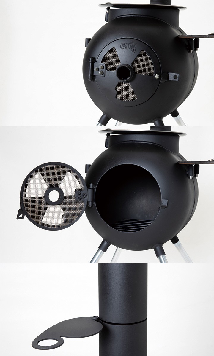 FIRESIDE アウトドアストーブ BBQ キャンプ 薪ストーブ「Ozpig