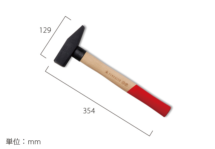 キンドリングクラッカー用ハンマー 薪割り アウトドア 「ファイヤー 