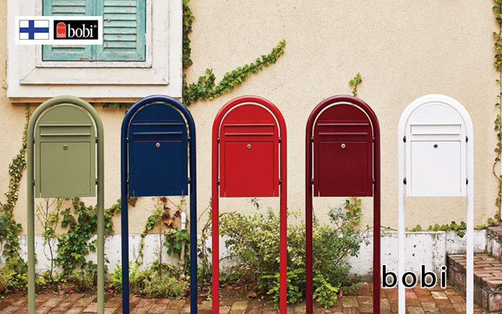 史上最も激安 スタンド別売 北欧 フィンランド おしゃれ 郵便ポスト 可愛い カラフル シンプル Bobi ボビ社製 ボビ 前入れ前出し 国内最安値 Www Thedailyspud Com