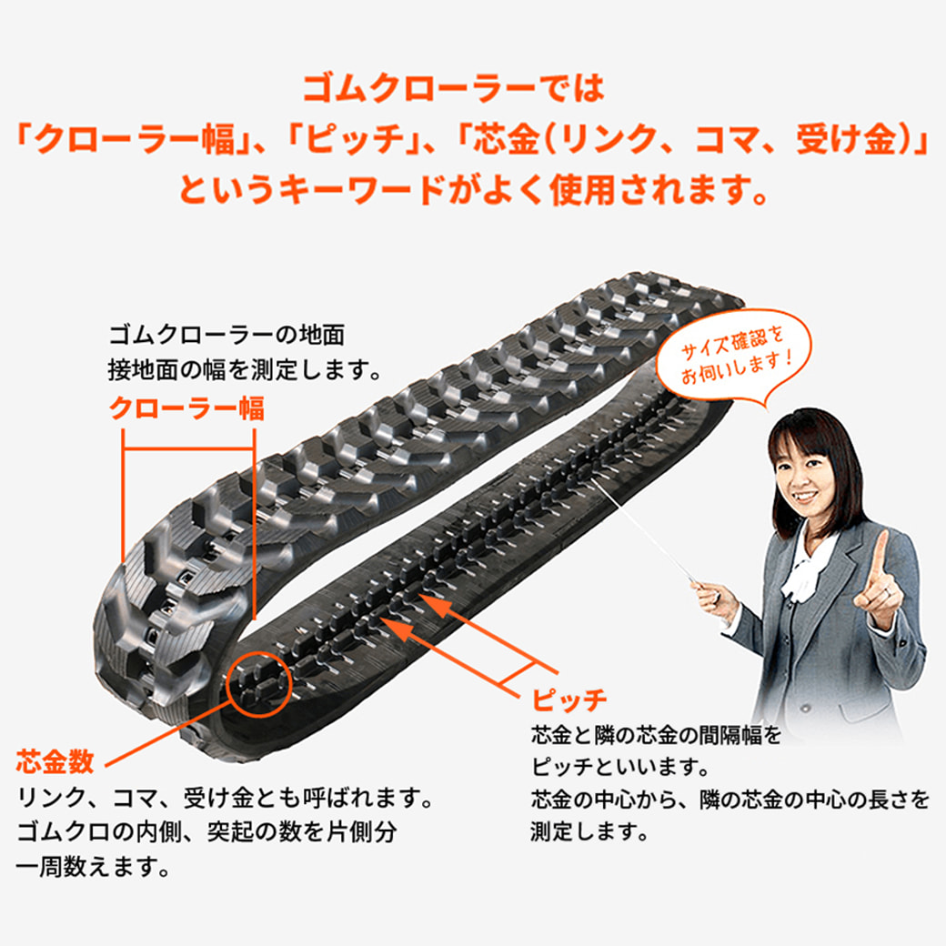ヤンマー SV-08(SV08) ゴムクローラー 2本セット #-180X72X37 ユンボ バックホー ゴムキャタ ゴムシュー 関連画像3
