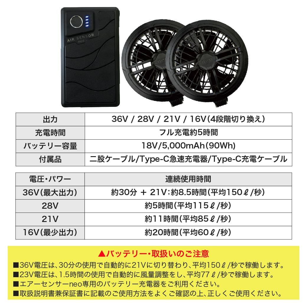 クロダルマ（KURODARUMA） KURODARUMA KS-300 36V空調作業服用ファン