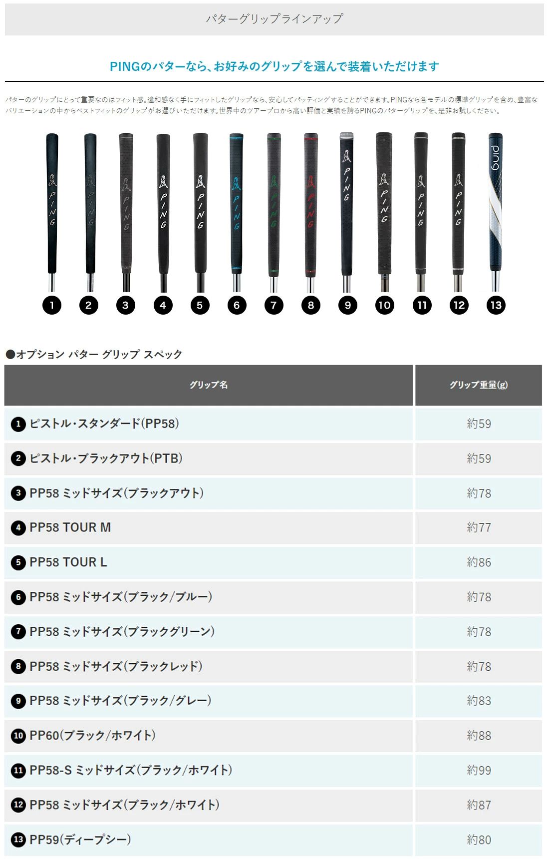 PING（ピン） 新 2024モデル パター PLD ANSER 2D GN MTL アンサー