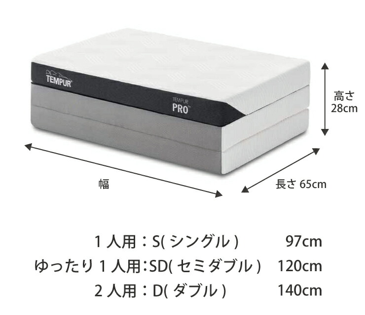 TEMPUR(R) プロ エア フトン
